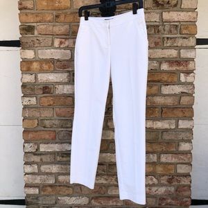 EXPRESS Columnist Ankle midrise pant - WHITE 2R